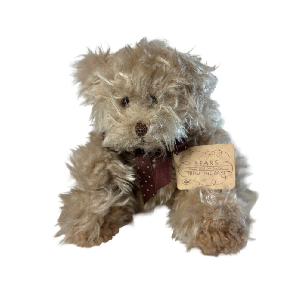 Russ Bears From The Past Radcliffe Teddy Bear Plush Brown Ribbon Stuffed Animal
